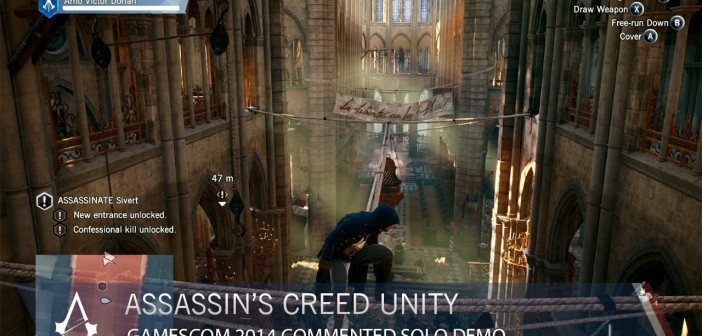 Assassin’s Creed Unity Gamescom 2014 Commented Solo Demo [US]