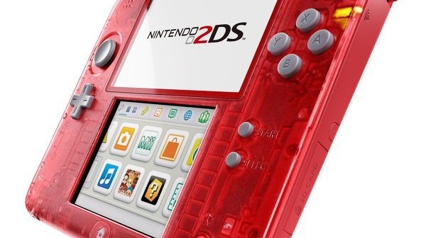 Nintendo 2DS Transparent Red