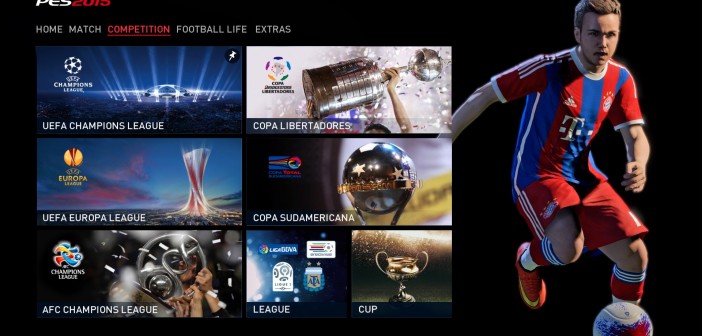 Pro Evolution Soccer 2015 PES2015_DMM_menu