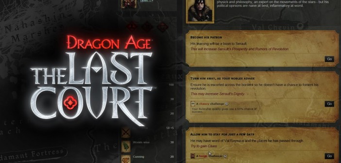 Dragon Age: The Last Court – Text adventure για το Dragon Age Keep