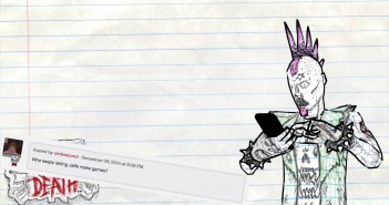 Jonny from Drawn To Death reads comments about Drawn To Death